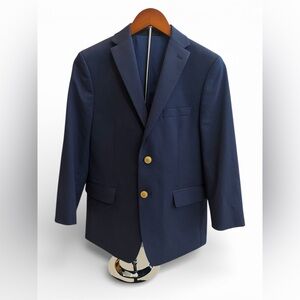 Michael Kors Boys Navy 2 Button Jacket Size 16R